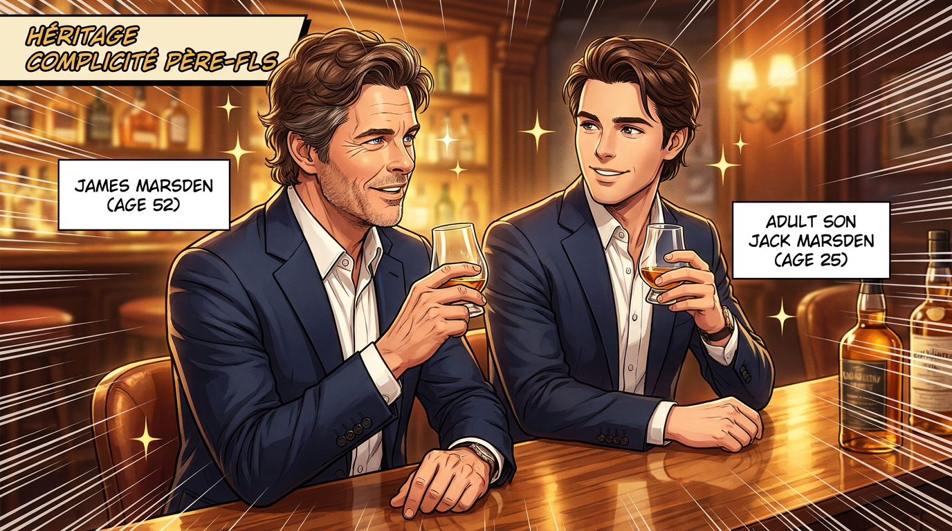 James Marsden et son fils Jack apparaissent ensemble pour la première fois dans une collaboration de marque