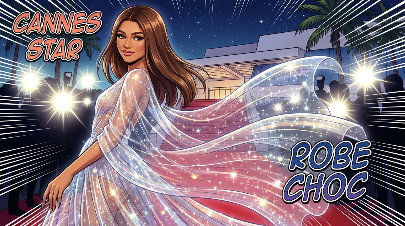 Zendaya brille sur le tapis rouge de Cannes avec une robe controversée