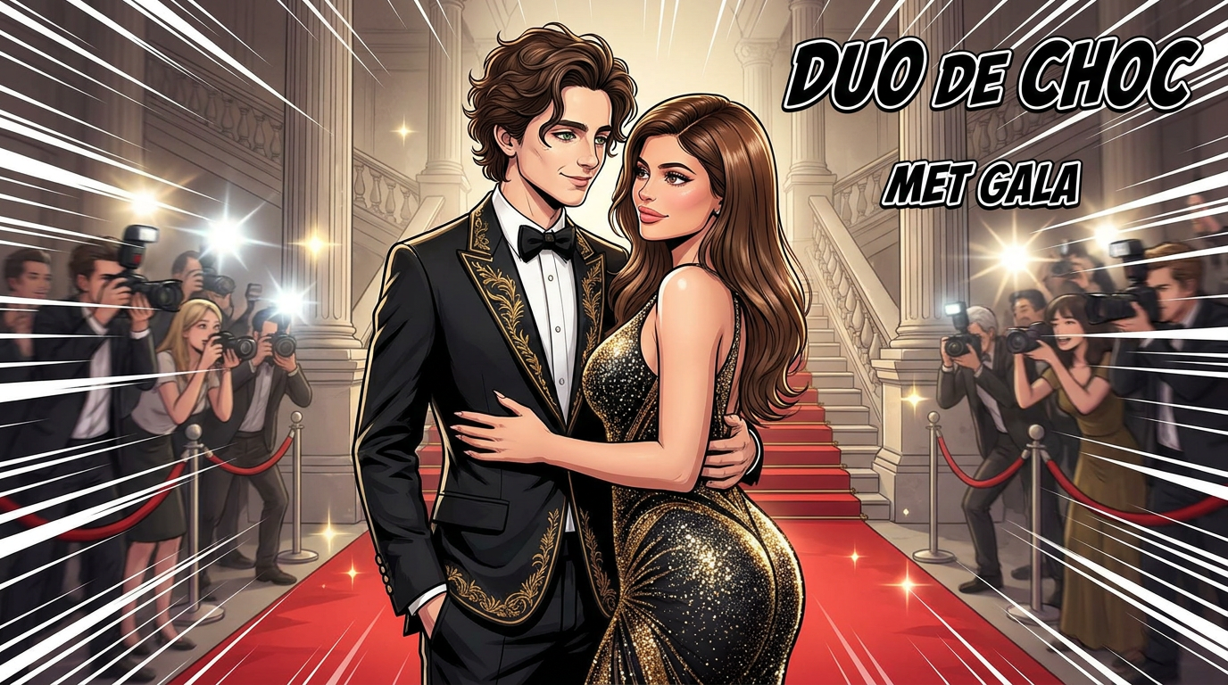 Timothée Chalamet et Kylie Jenner : duo explosif au Met Gala