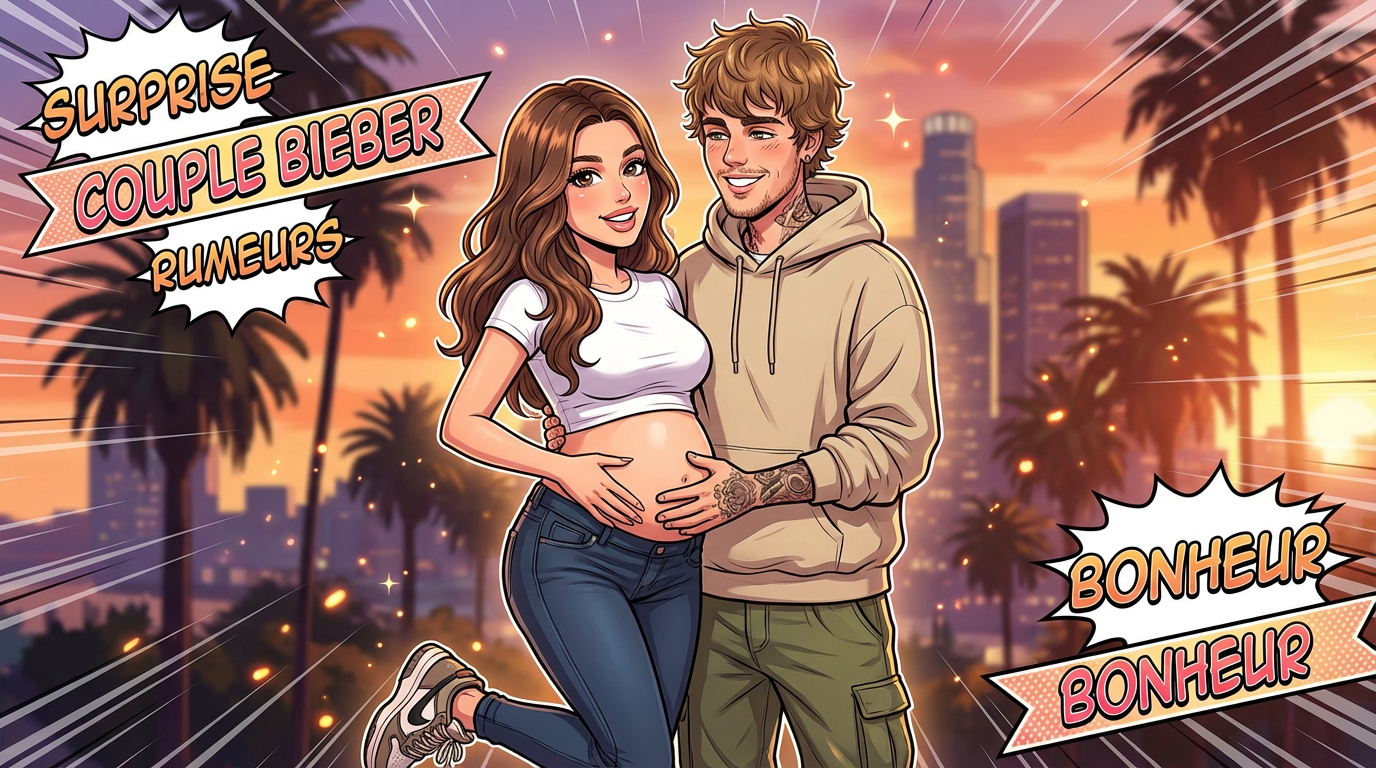 Hailey Bieber enceinte ? Rumeurs autour du couple Bieber après photos choc