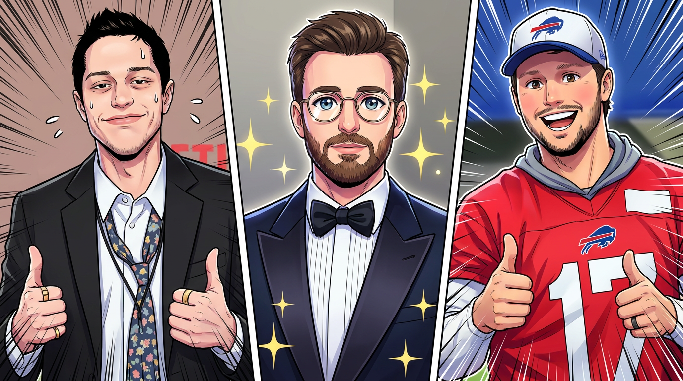 Les pères célèbres célèbrent leur premier fête des Pères 2026 : Pete Davidson, Josh Allen et d’autres