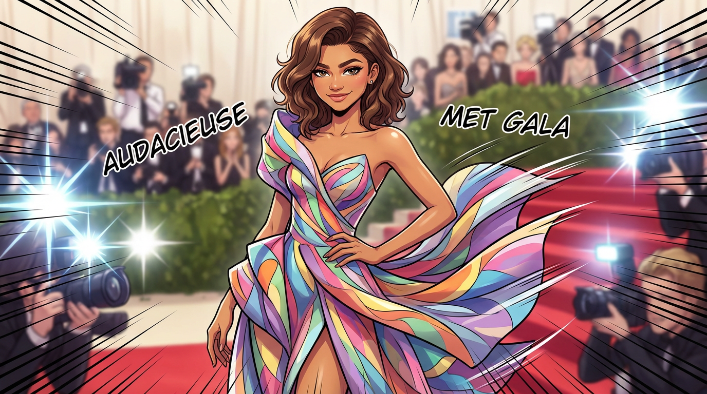 Zendaya brille au Met Gala avec une robe controversée