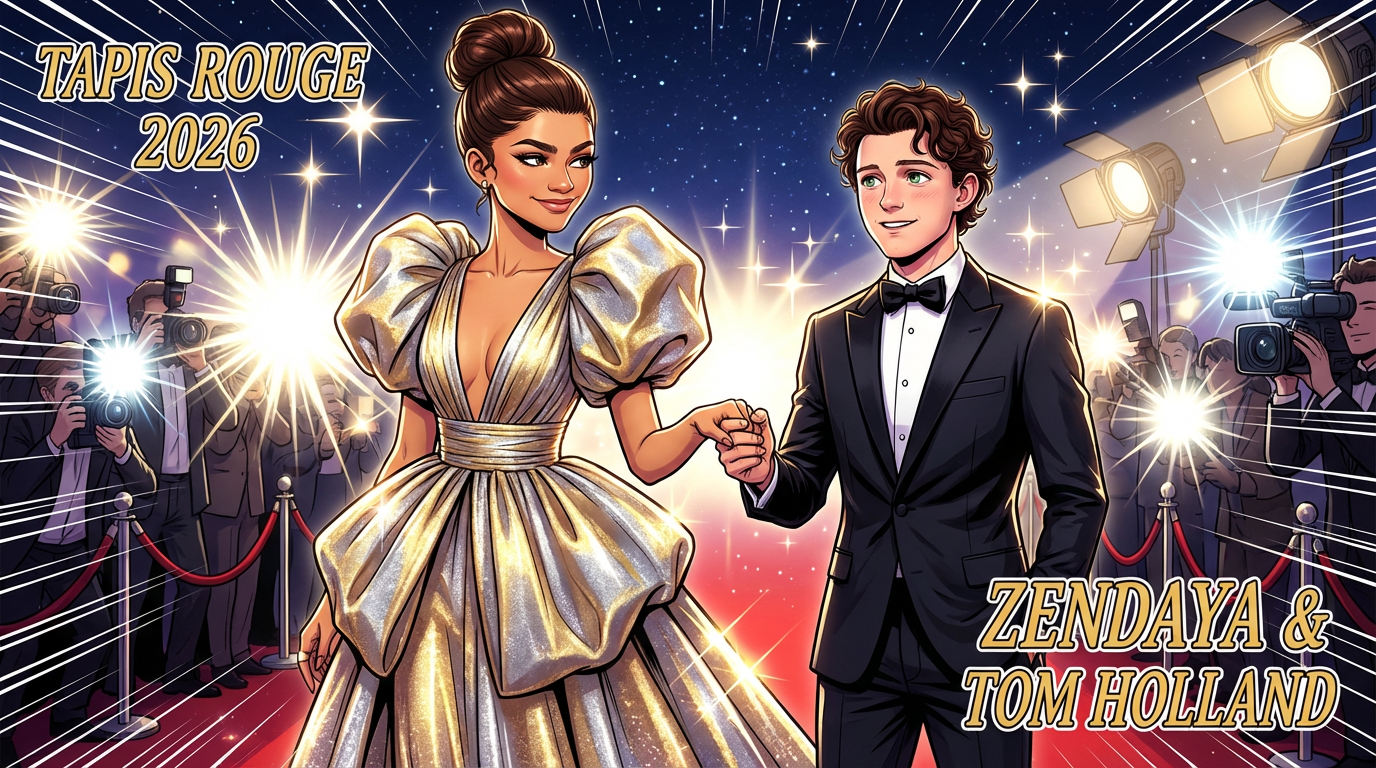 Oscars 2026 : Zendaya brille sur le red carpet en robe spectaculaire