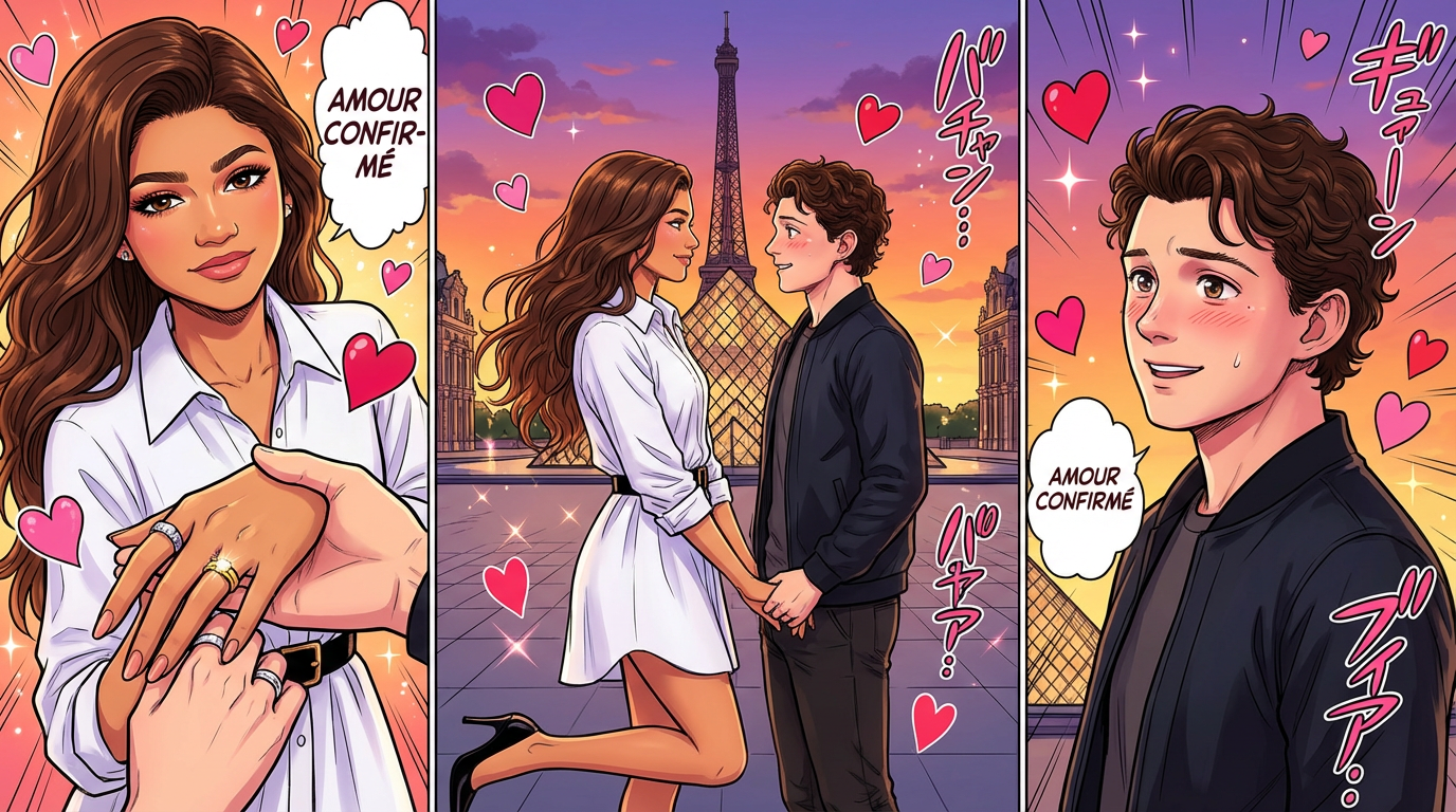 Zendaya et Tom Holland confirment leur relation lors d'une sortie à Paris