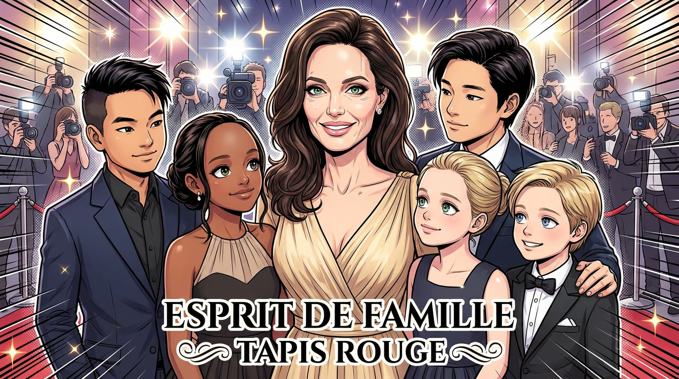 Angelina Jolie remercie ses enfants d’avoir encouragé son « esprit combatif »