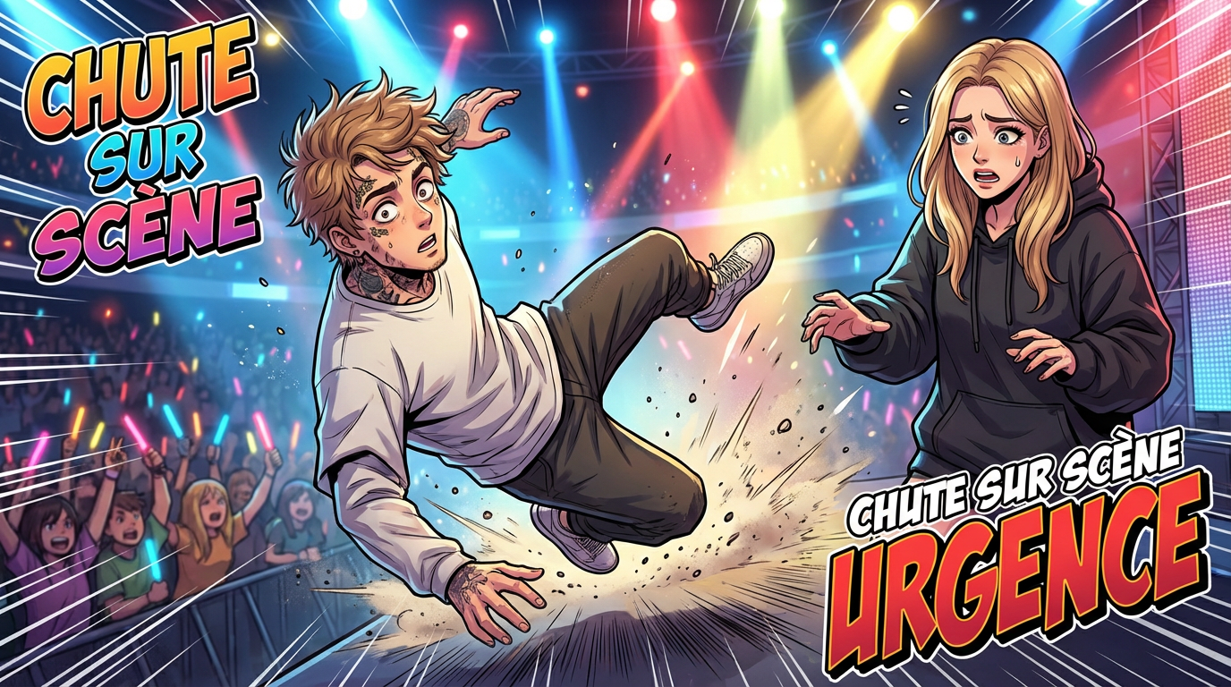 Justin Bieber hospitalisé d'urgence après une chute sur scène