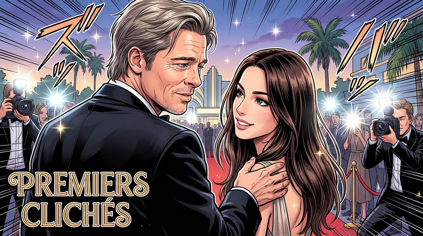 Brad Pitt et Ines de Ramon : premiers clichés intimes sur le tapis rouge