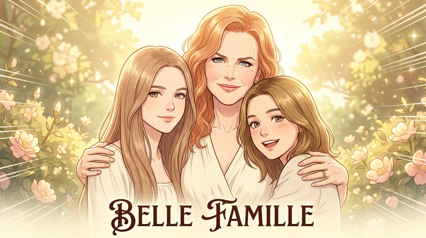 Nicole Kidman partage de rares photos avec ses filles Sunday Rose et Faith Margaret