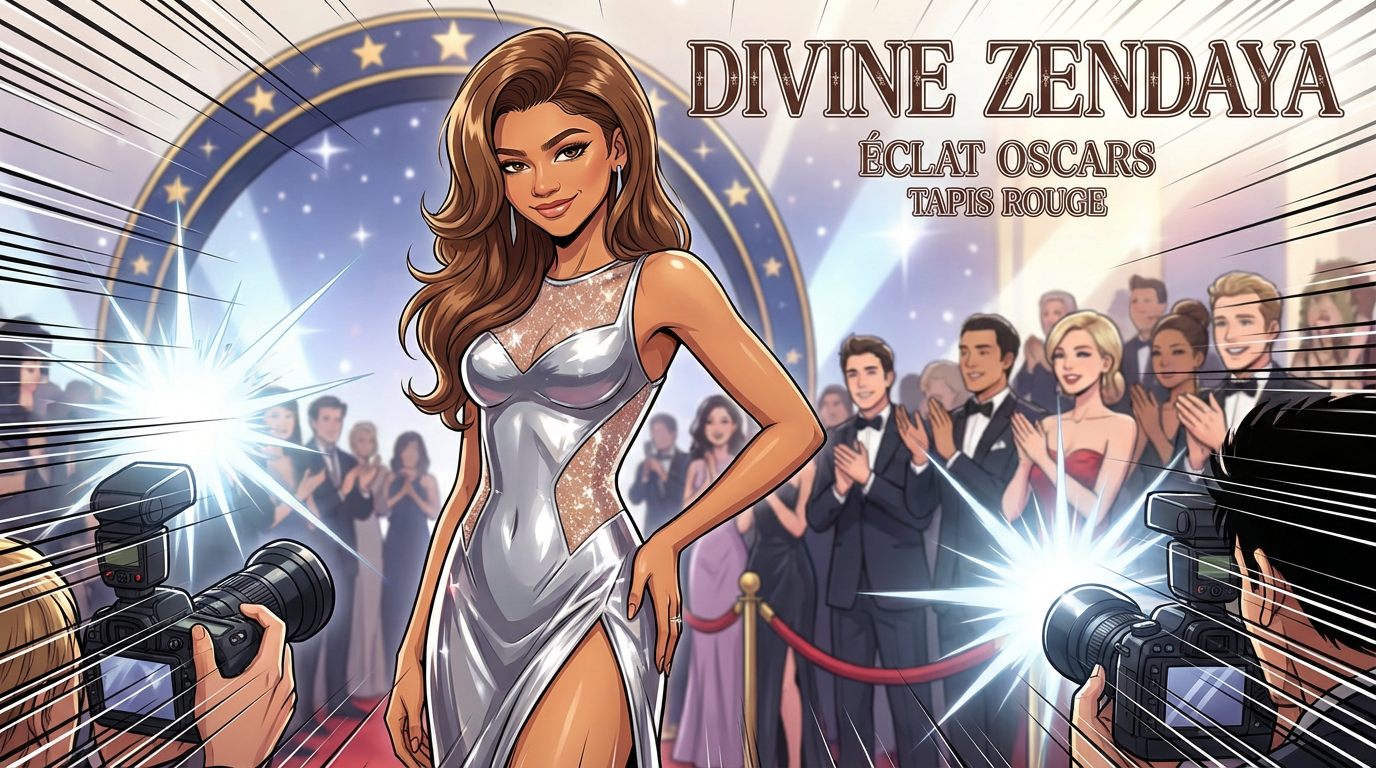 Zendaya brille aux Oscars avec une robe controversée