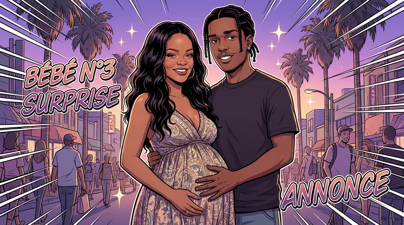 Rihanna et A$AP Rocky : Bébé numéro 3 en route, annonce surprise