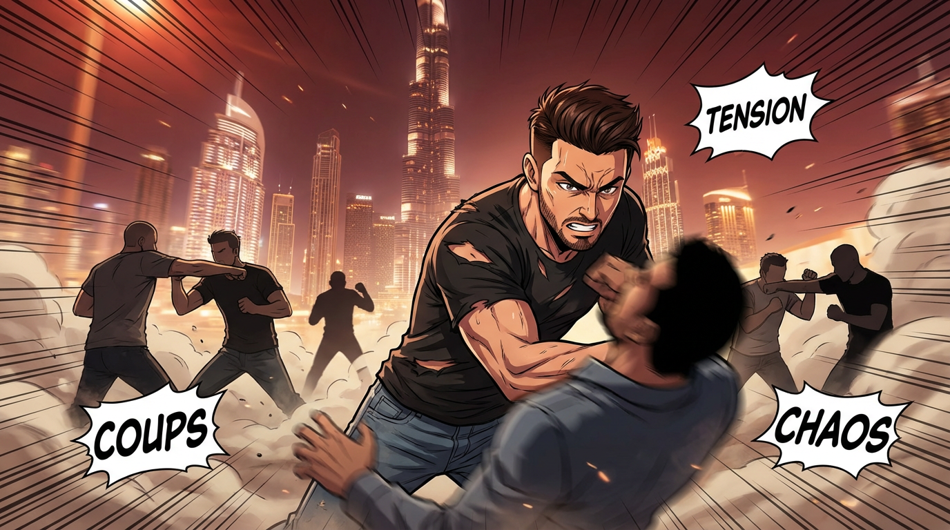 Les Marseillais : Julien Tanti impliqué dans une bagarre générale à Dubaï