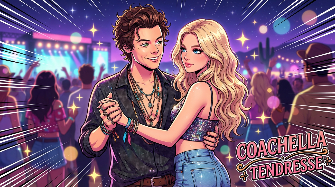 Harry Styles surpris avec mannequin à Coachella