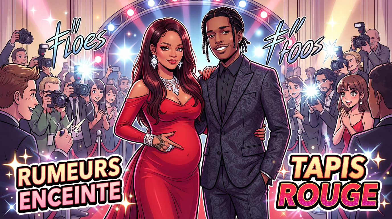 Rihanna enceinte de son troisième enfant ? Rumeurs sur le tapis rouge