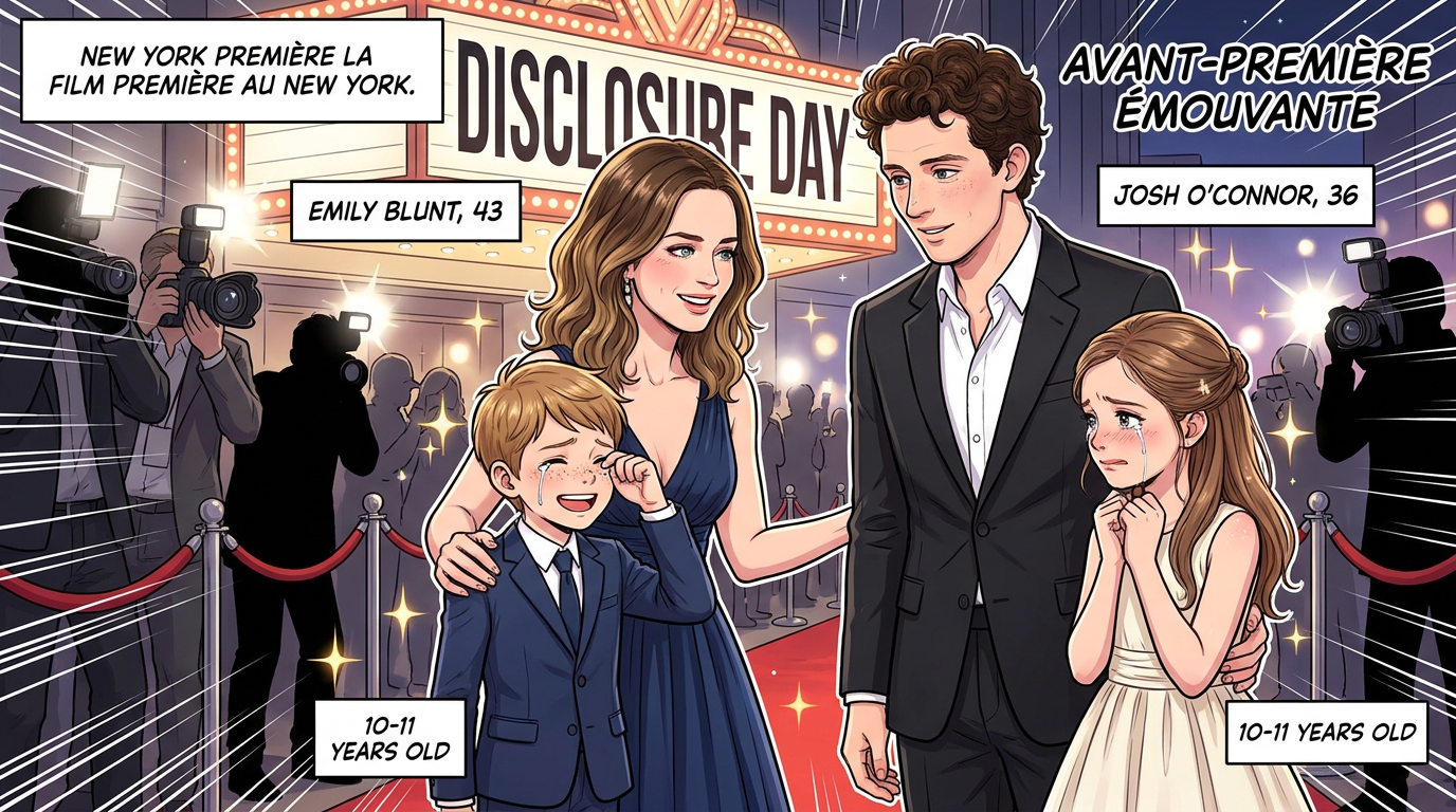Les enfants acteurs de «Disclosure Day» fondent en larmes de joie après leur casting