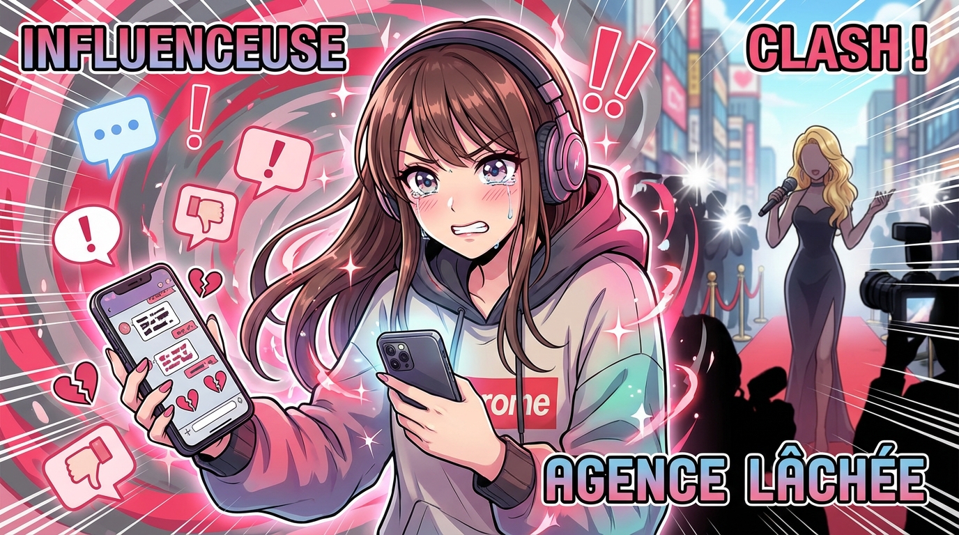 Influenceuse française Lola Dubini virée de son agence après clash avec une star US