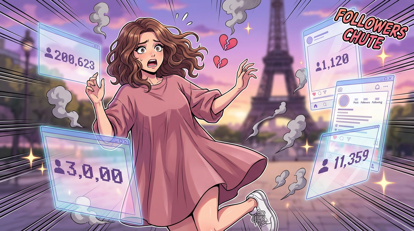 Influenceuse française exposée pour achat de followers : Adieu aux millions virtuels