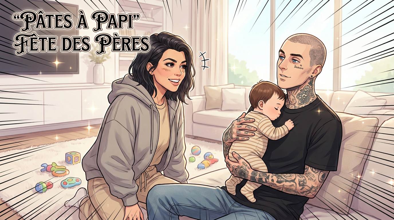 Kourtney Kardashian célèbre son 'papa de bébé' Travis Barker pour la fête des pères