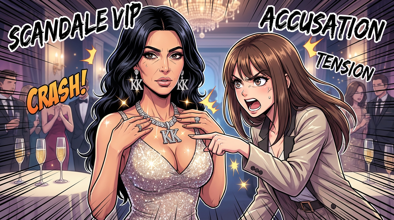 Scandale chez les Kardashian : Kim accusée de vol de bijoux par une influenceuse